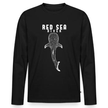 Plongée Whale Shark Egypte Holiday Scuba - T-shirt manches longues Premium bio Homme - noir - Devant - Nico (187cm)