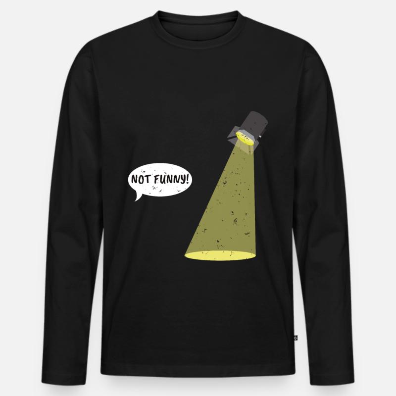 Lichttechniker Inspizient Bühnentechniker - Männer Premium Bio Langarmshirt - Schwarz