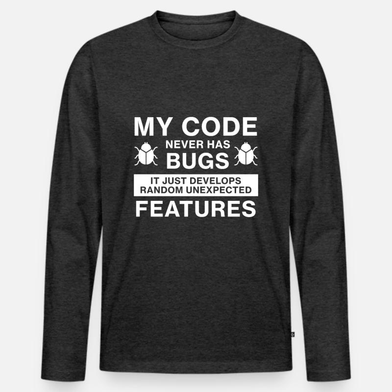 Programmierer Coder Coding Men's Premium Organic Long Sleeve Shirt