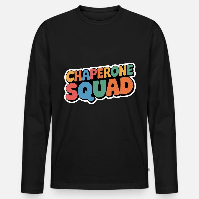 Chaperone Squad 17 - Männer Premium Bio Langarmshirt - Schwarz