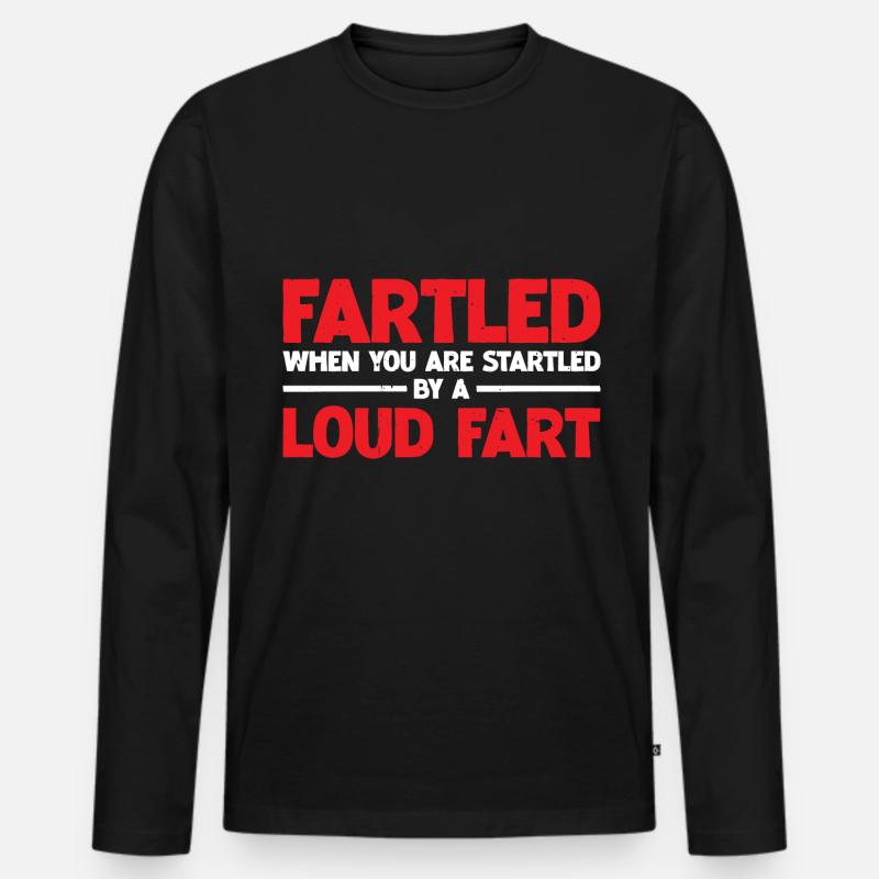 Fartled Definition Description 7 - Männer Premium Bio Langarmshirt - Schwarz