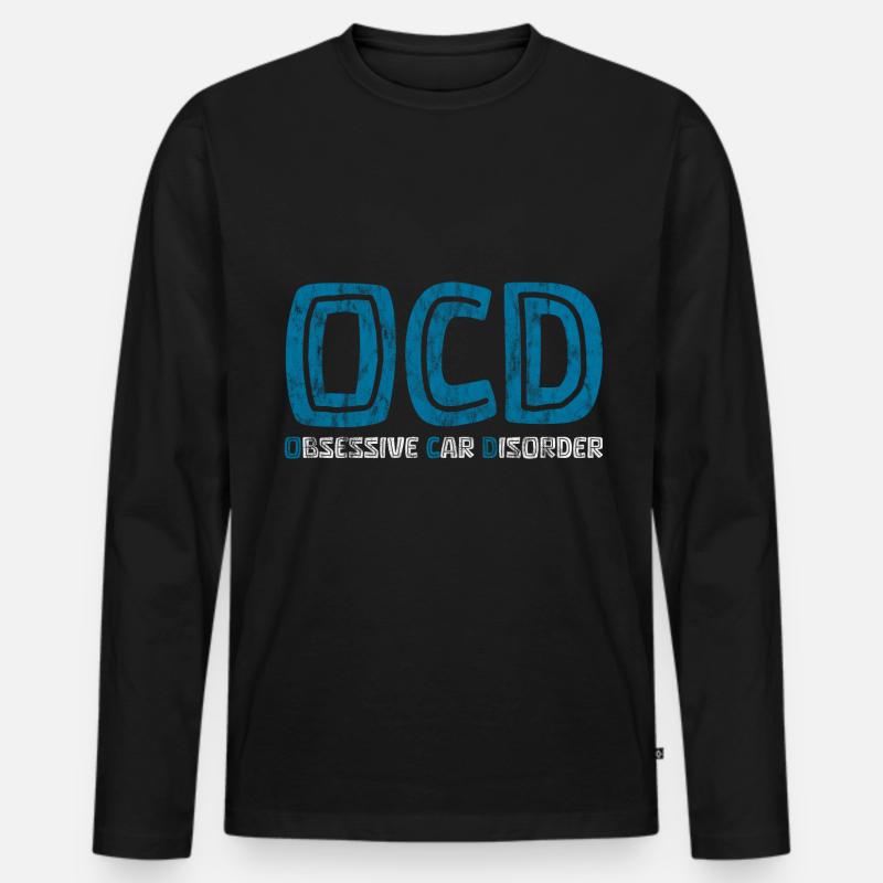 Obsessive Car Disorder 3 - Männer Premium Bio Langarmshirt - Schwarz