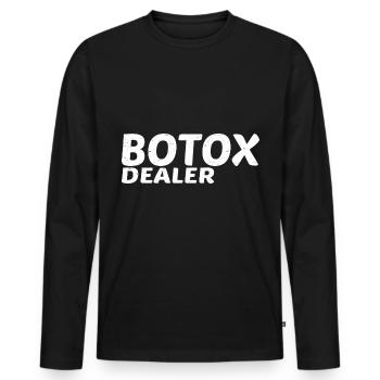 Dealer Botox 6 - T-shirt manches longues Premium bio Homme - noir - Devant - Nico (187cm)