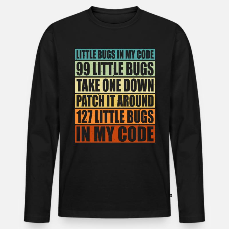 99 petits bugs dans mon code 6 T-shirt manches longues Premium bio Homme