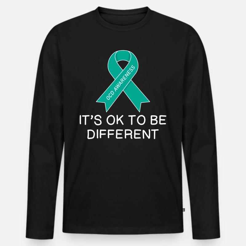 Different Obsessive-compulsive Disorder OCD - Men's Premium Organic Long Sleeve Shirt - black