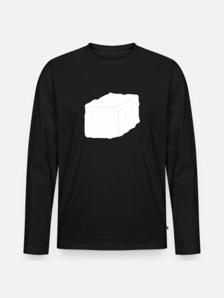 sugar - Men's Premium Organic Long Sleeve Shirt - black
