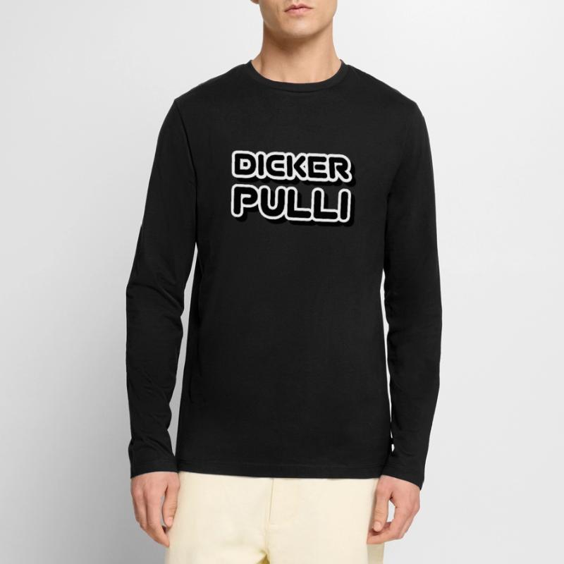 Dicker Pulli Männer Premium Bio Langarmshirt