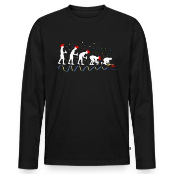 Carnival Evolution Carnival - Men's Premium Organic Long Sleeve Shirt - black - Front - Nico (187cm)