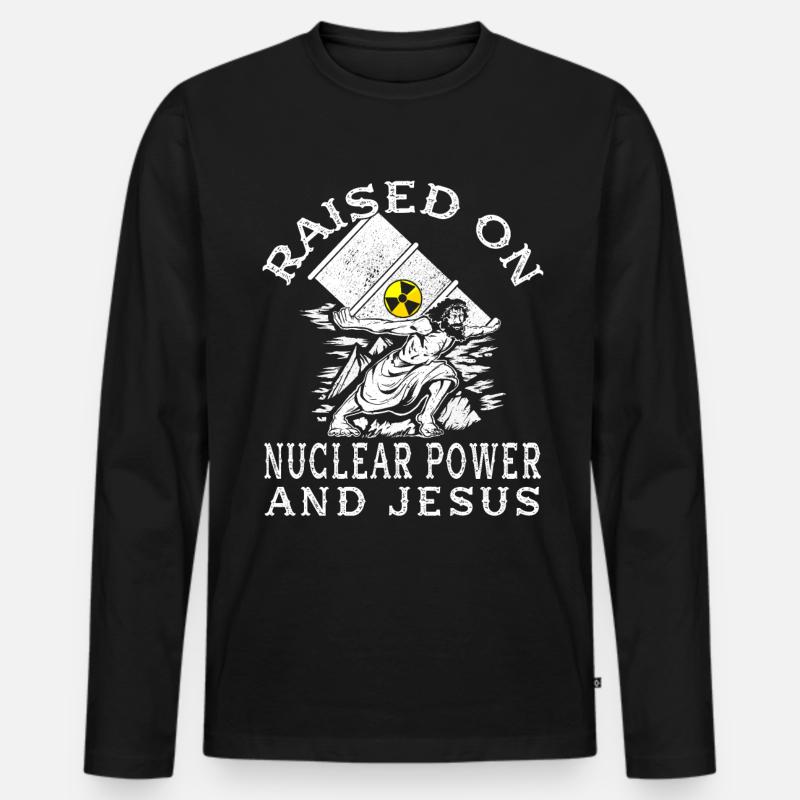 Nuclear Engineers - Nuclear Engineer - Men's Premium Organic Long Sleeve Shirt - black