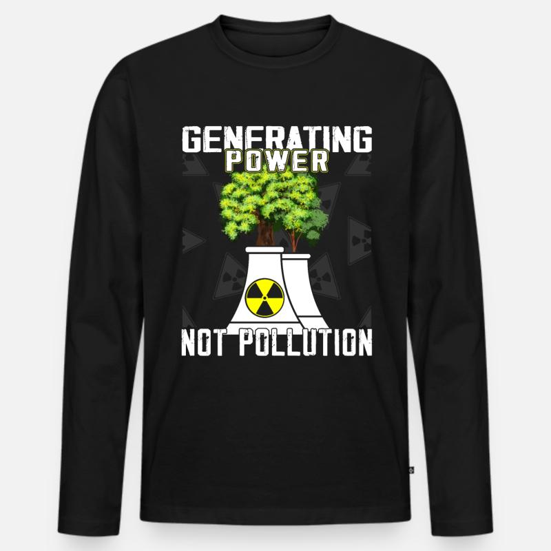 Nuclear Engineers - Nuclear Engineer - Men's Premium Organic Long Sleeve Shirt - black