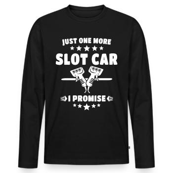 Slotcar Slot Car Slotracing - Männer Premium Bio Langarmshirt - Schwarz - Vorne - Nico (187cm)