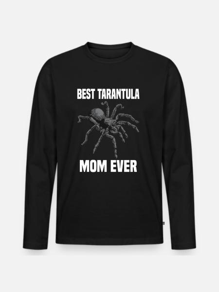 Tarantula Pet Arachnid - Men's Premium Organic Long Sleeve Shirt - black