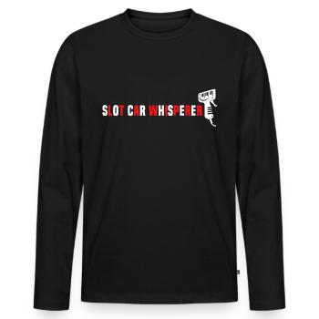 Slot Racing Slot Car Whisperer - T-shirt manches longues Premium bio Homme - noir - Devant - Nico (187cm)