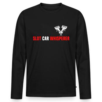 Slot Car Racing Slot Race - Männer Premium Bio Langarmshirt - Schwarz - Vorne - Nico (187cm)