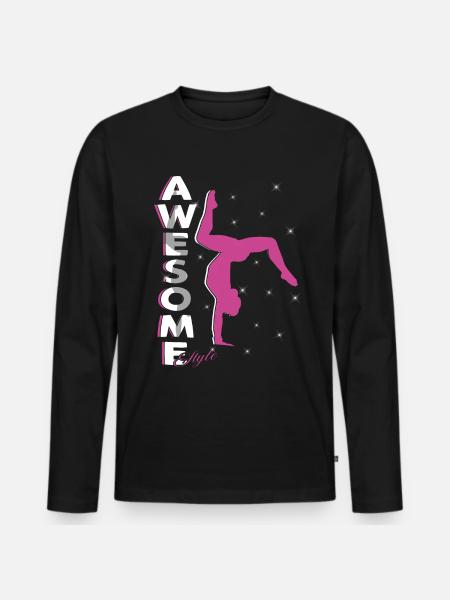 Great Style - Women's Gymnastic Dance - Men's Premium Organic Long Sleeve Shirt - black