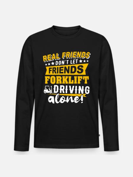 Forklift Forklift - Men's Premium Organic Long Sleeve Shirt - black