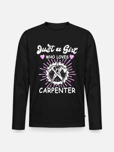 Carpenter, carpenter, carpenter, - Men's Premium Organic Long Sleeve Shirt - black