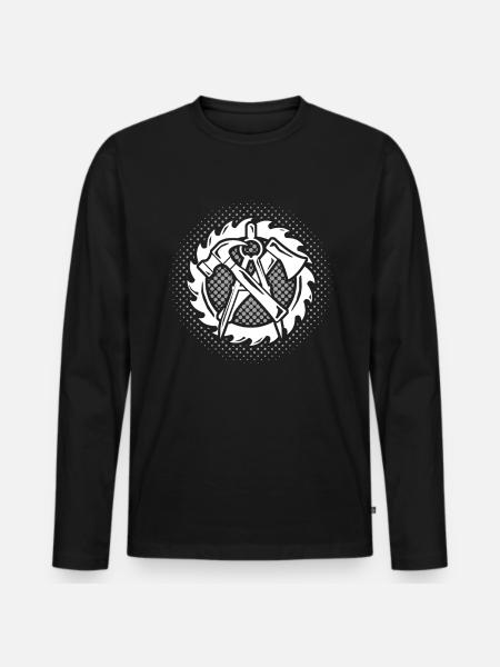 Carpenter carpenter - Men's Premium Organic Long Sleeve Shirt - black
