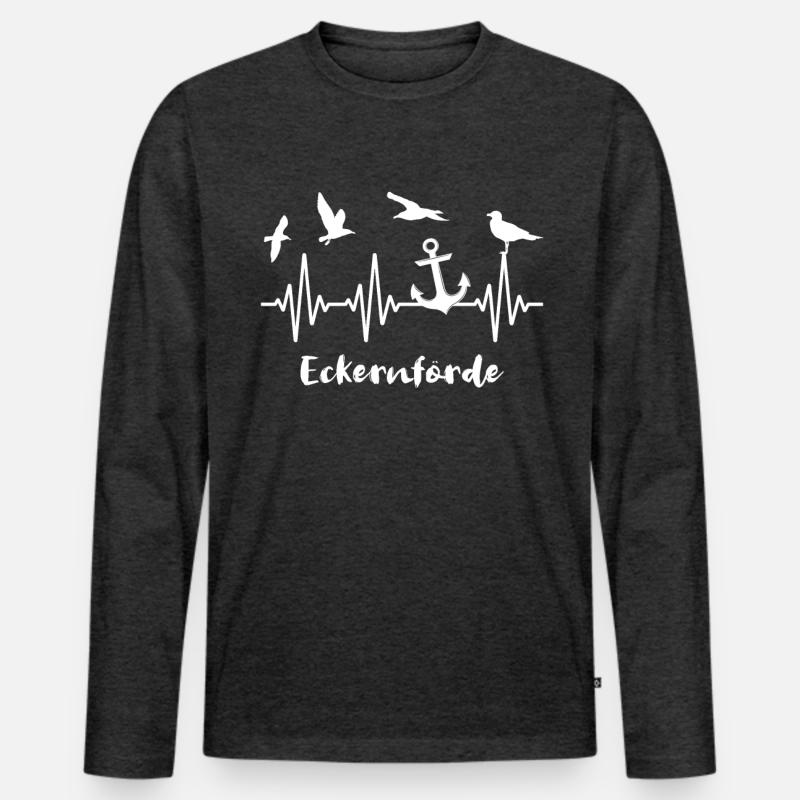 Eckernförde EKG Eckernförderer Männer Premium Bio Langarmshirt