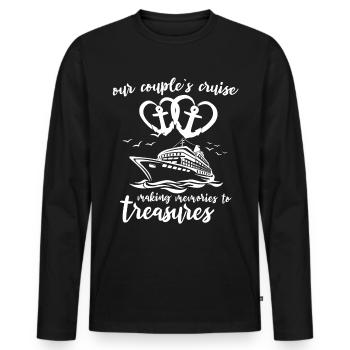 Cruise Family Cruise - Men's Premium Organic Long Sleeve Shirt - black - Front - Nico (187cm)