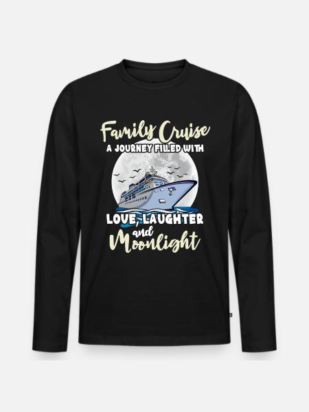 Cruise Family Cruise - Men's Premium Organic Long Sleeve Shirt - black