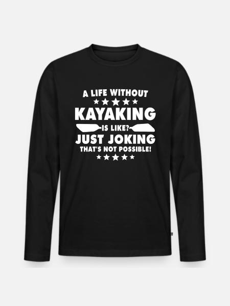 Kayak - T-shirt manches longues Premium bio Homme - noir