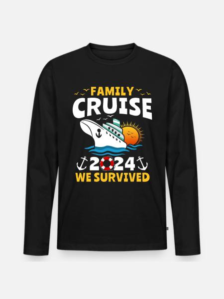 Croisière 2024 Cruisers - T-shirt manches longues Premium bio Homme - noir