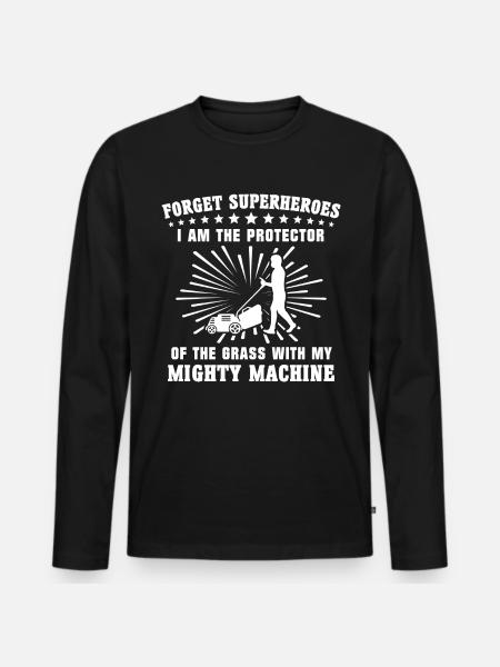 Tondeuse - T-shirt manches longues Premium bio Homme - noir