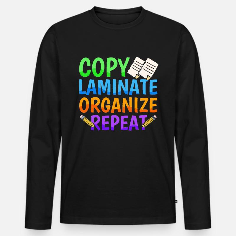 Paraprofessional -Paraedukator -Parapro Im - Männer Premium Bio Langarmshirt - Schwarz