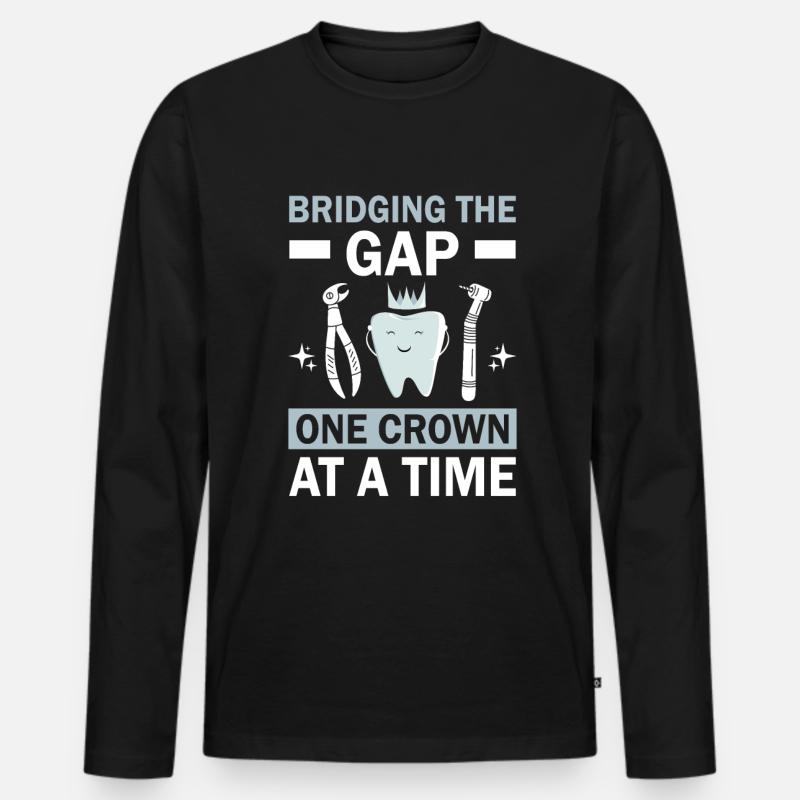 Zahntechniker Zahntechniker - Männer Premium Bio Langarmshirt - Schwarz