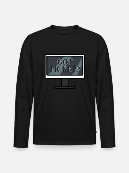 Netzwerkadministrator Systemadministrator Netzwerk - Männer Premium Bio Langarmshirt - Schwarz
