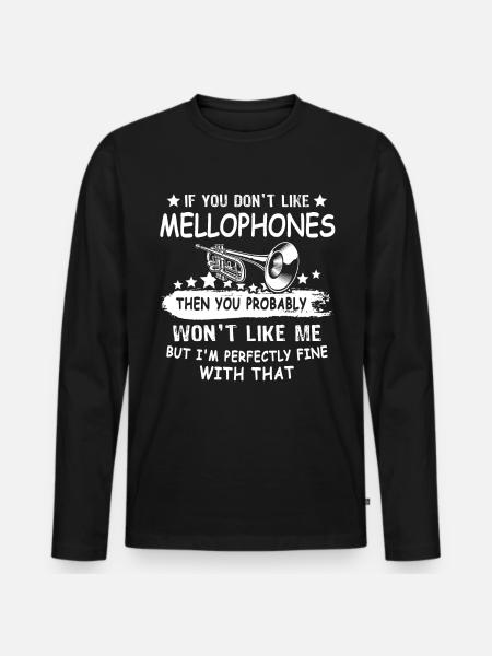 Mellophone player Mellophone - Men's Premium Organic Long Sleeve Shirt - black
