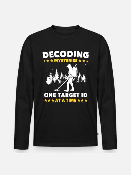 Dirt Fishing - Men's Premium Organic Long Sleeve Shirt - black