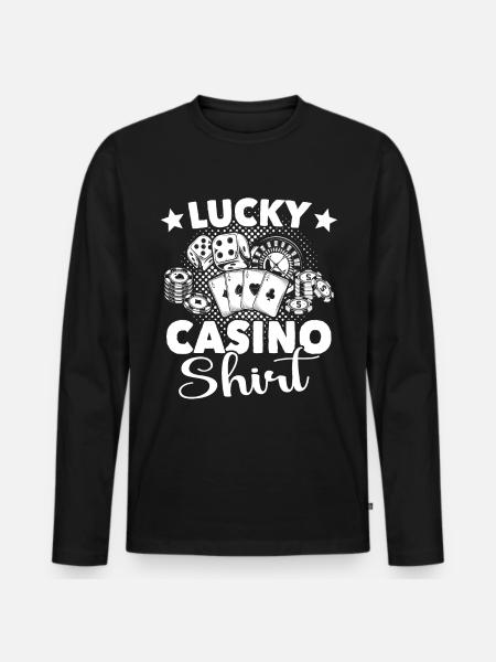Casino - Men's Premium Organic Long Sleeve Shirt - black