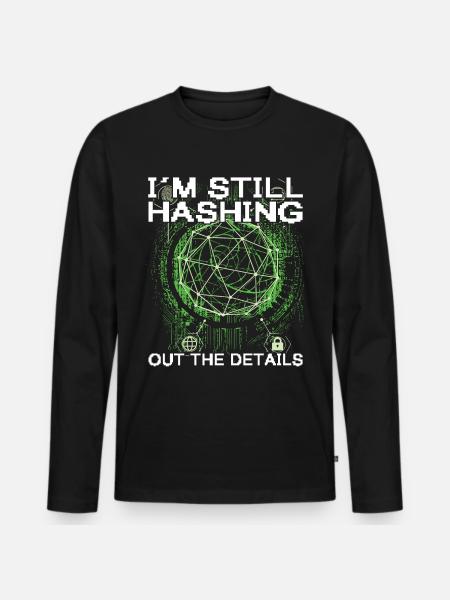 Ethischer Hacking -Analyst Ethische - Männer Premium Bio Langarmshirt - Schwarz