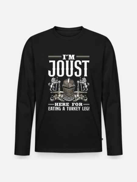 Medieval Sword Festival - Men's Premium Organic Long Sleeve Shirt - black