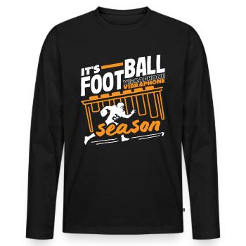 Vibraphon-musikinstrument - Männer Premium Bio Langarmshirt - Schwarz - Vorne - Nico (187cm)