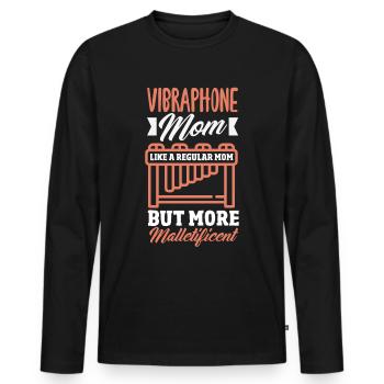 Vibraphon-musikinstrument - Männer Premium Bio Langarmshirt - Schwarz - Vorne - Nico (187cm)