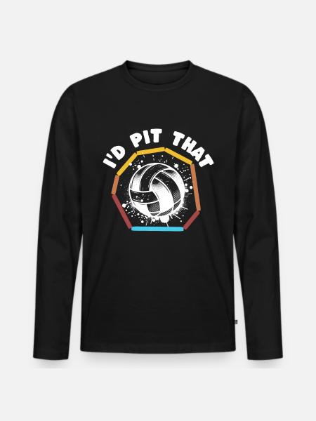 Gaga Ball Sayings - Men's Premium Organic Long Sleeve Shirt - black