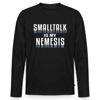 Intj personality: Introverts - Men's Premium Organic Long Sleeve Shirt - black - Front - Nico (187cm)