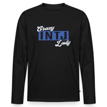 Intj personality: Introverts - Men's Premium Organic Long Sleeve Shirt - black - Front - Nico (187cm)