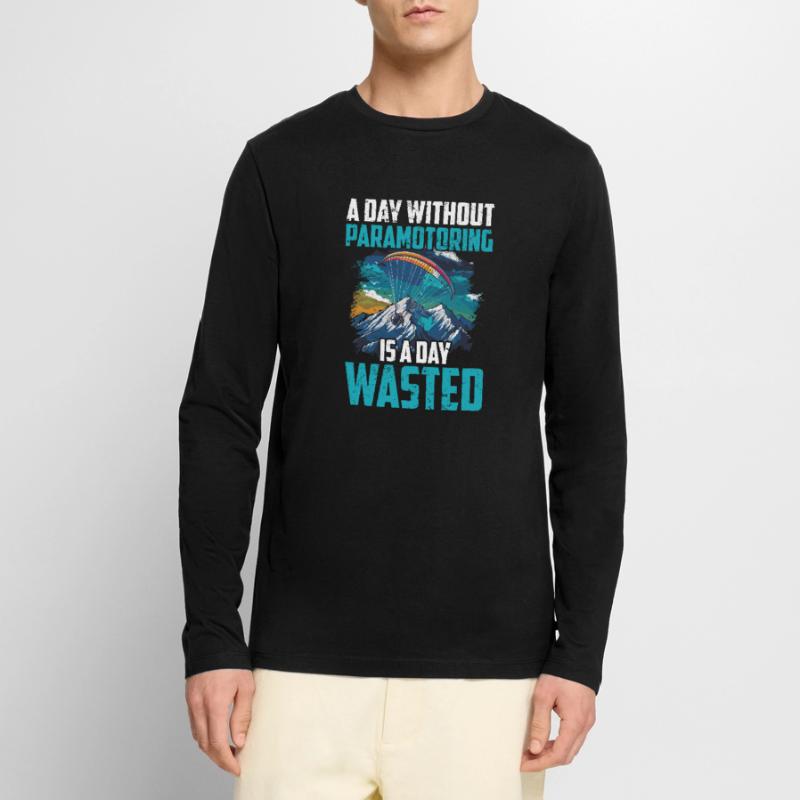 Paramotoring paramotoring Men's Premium Organic Long Sleeve Shirt
