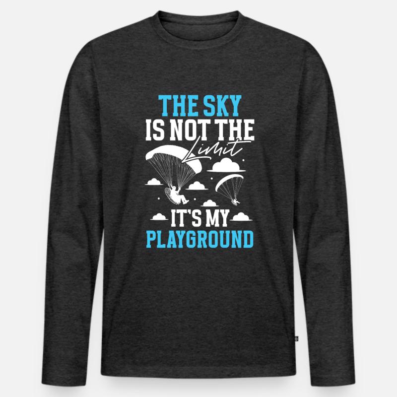Paramotoring paramotoring Men's Premium Organic Long Sleeve Shirt