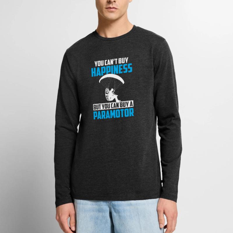 Paramotoring paramotoring Men's Premium Organic Long Sleeve Shirt