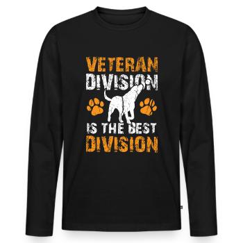 Flyball Canine Sport Agility Parcour Dog - Männer Premium Bio Langarmshirt - Schwarz - Vorne - Nico (187cm)