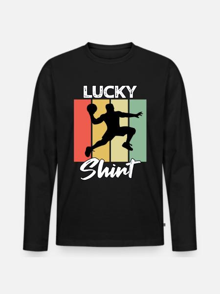 Dodgeball Player - Men's Premium Organic Long Sleeve Shirt - black