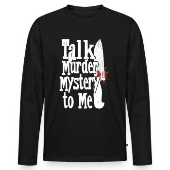 Murder Mystery Dinner plays the victim - Men's Premium Organic Long Sleeve Shirt - black - Front - Nico (187cm)