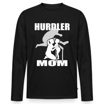 Leichtathletik Leichtathletikspiele - Männer Premium Bio Langarmshirt - Schwarz - Vorne - Nico (187cm)