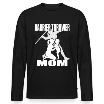 Leichtathletik Leichtathletikspiele - Männer Premium Bio Langarmshirt - Schwarz - Vorne - Nico (187cm)