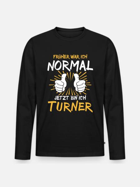 Turner Spruch - T-shirt manches longues Premium bio Homme - noir
